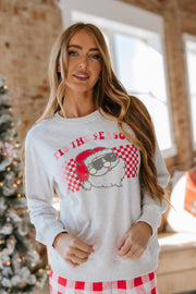 Tis The Season Graphic Santa Pajama Set | S-XL