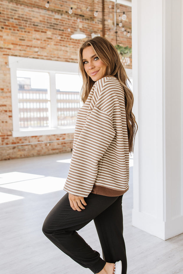 Shaylee Striped Long Sleeve Top | S-2XL | PRE ORDER