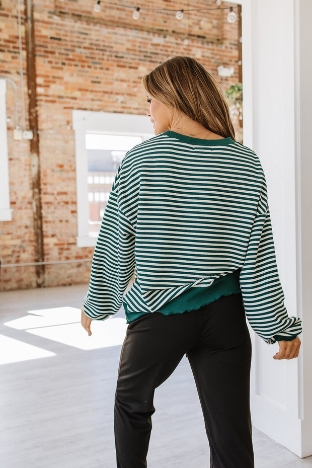 Shaylee Striped Long Sleeve Top | S-2XL | PRE ORDER