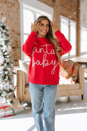 Tinsel Santa Baby Graphic Sweatshirt | S-2XL | PRE ORDER 11/19