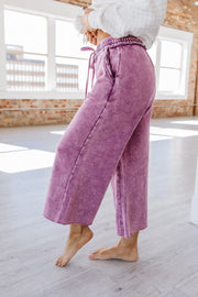 Mable Cropped Fleece Lounge Pants | S-XL