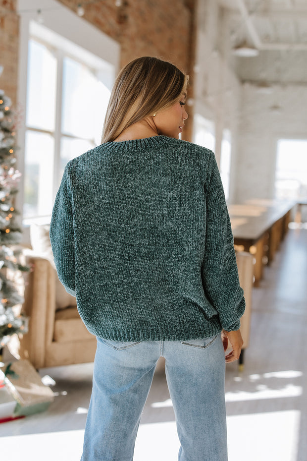 Elli Chenille Boyfriend Sweater | S-XL