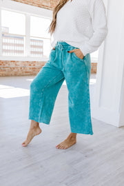 Mable Cropped Fleece Lounge Pants | S-XL