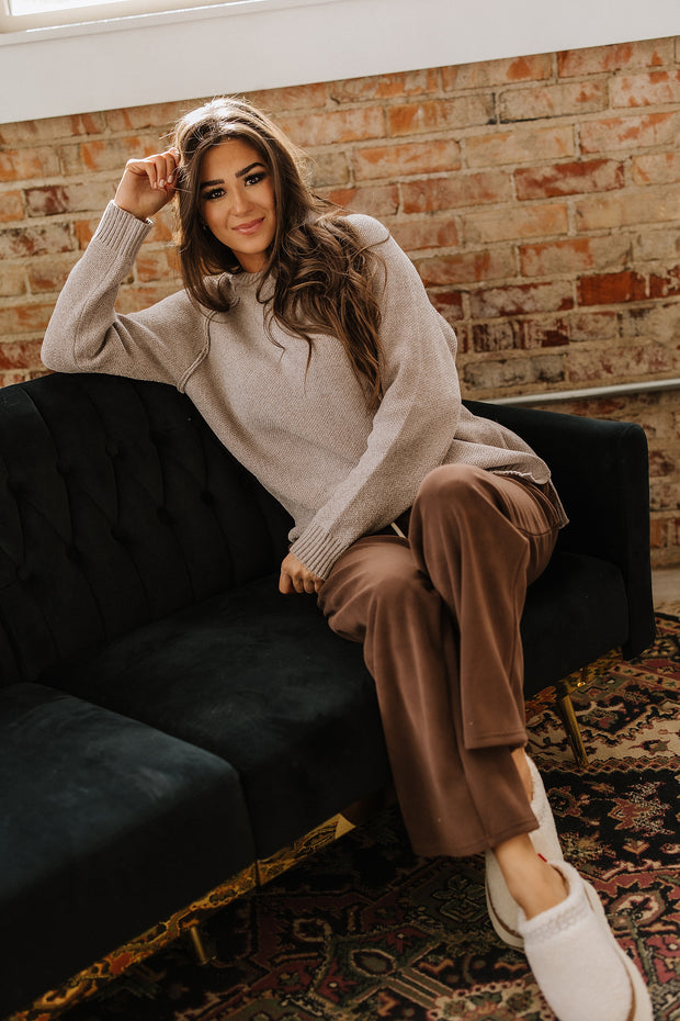 Sheila Wide Leg Fleece Pants