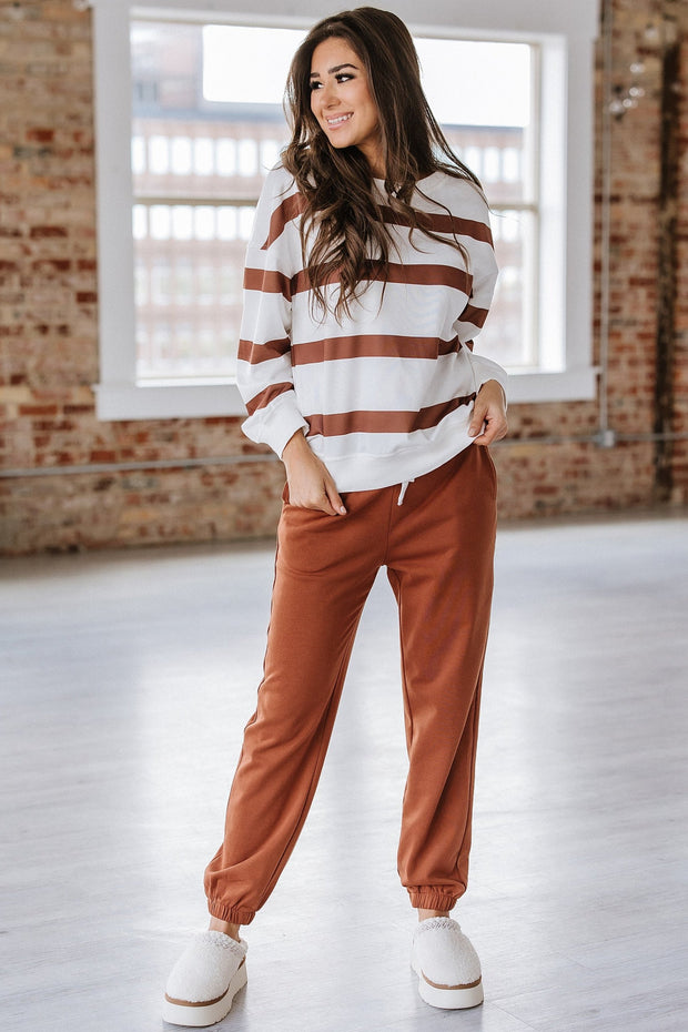 Leonard Striped Pullover and Joggers | S-2XL