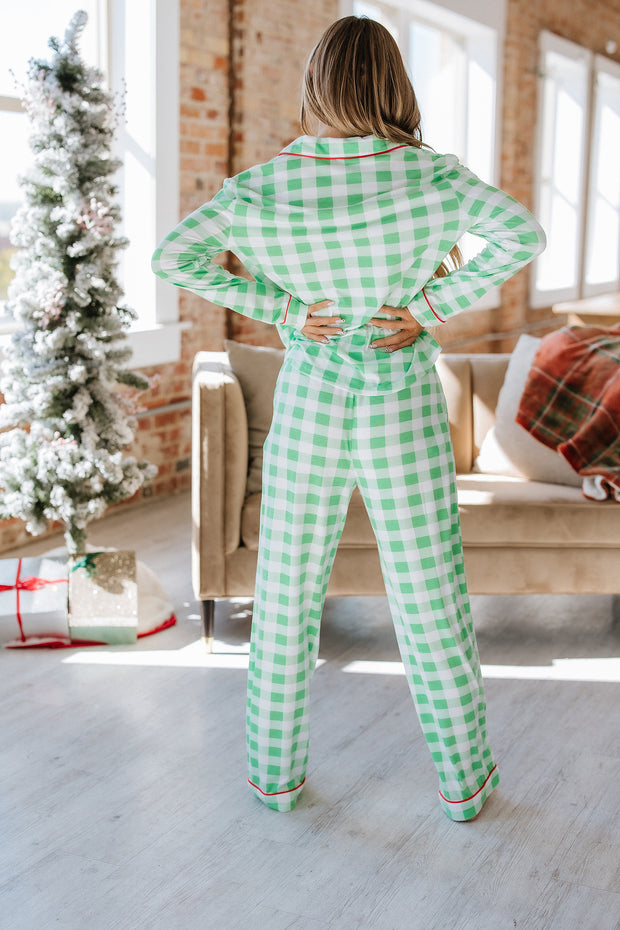 Kiara Plaid Pajama Set | S-2XL