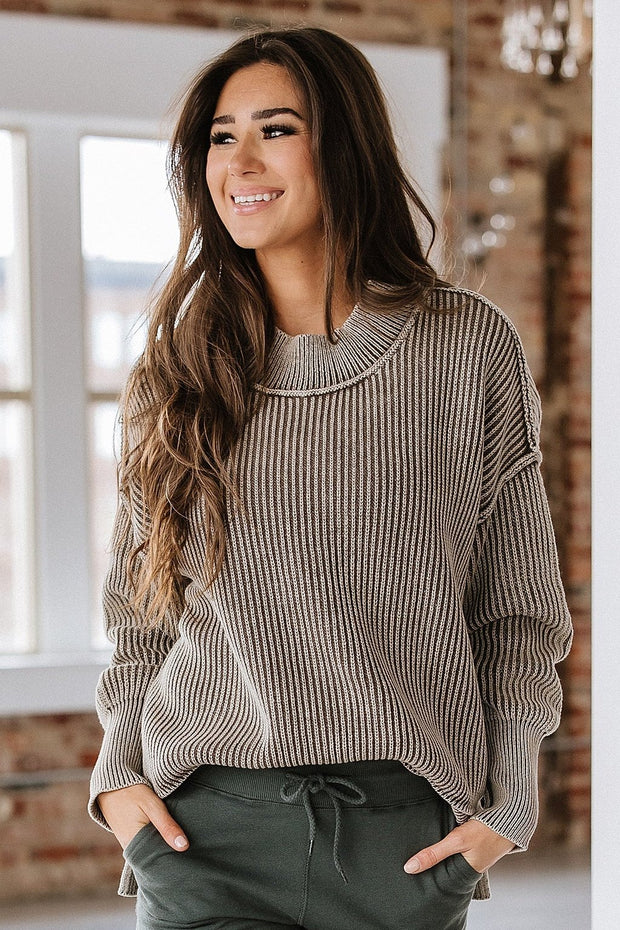 Bailee Oversized Ribbed Sweater | S-XL