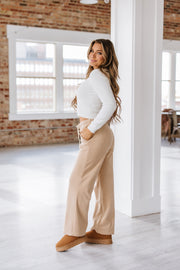 Sheila Wide Leg Fleece Pants