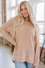 Dakota Waffle Knit Oversized Tunic | S-2XL