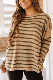 Louie Casual Striped Sweater | S-XL | PRE ORDER