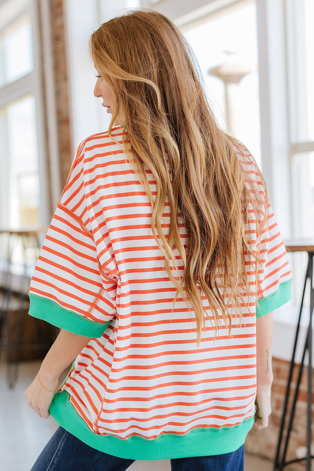 Wanda Colorblock Striped Tunic | S-2XL