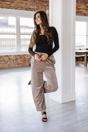 Tali Ribbed Velvet Pants