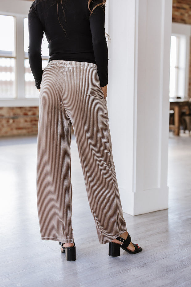 Tali Ribbed Velvet Pants