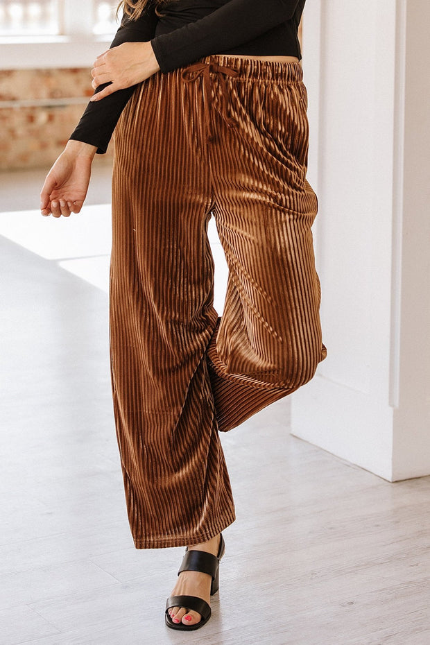 Tali Ribbed Velvet Pants