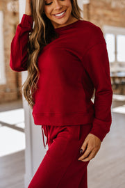 Alex Textured Long Sleeve Set | S-2XL