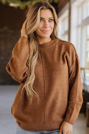 Colton Front Seam Sweater | S-XL