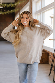 Colton Front Seam Sweater | S-XL