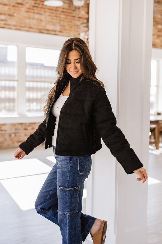 Madison Corduroy Puffer Jacket