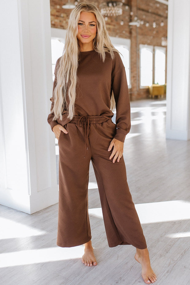 Alex Textured Long Sleeve Set | S-2XL | PRE ORDER