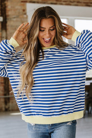 Rhonda Striped Oversized Pullover | S-XL | PRE ORDER