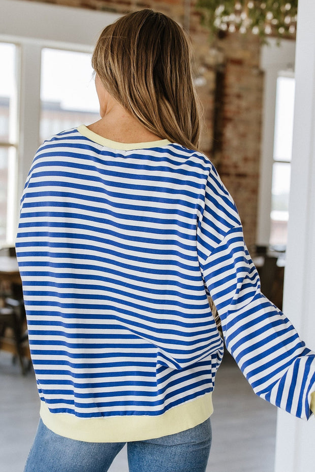 Rhonda Striped Oversized Pullover | S-XL | PRE ORDER