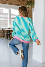 Rhonda Striped Oversized Pullover | S-XL | PRE ORDER