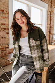 Catherine Patchwork Plaid Shacket | S-XL