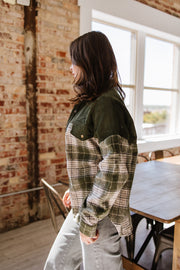 Catherine Patchwork Plaid Shacket | S-XL | PRE ORDER