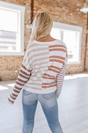 Ashton Striped Chenille Sweater | S-XL