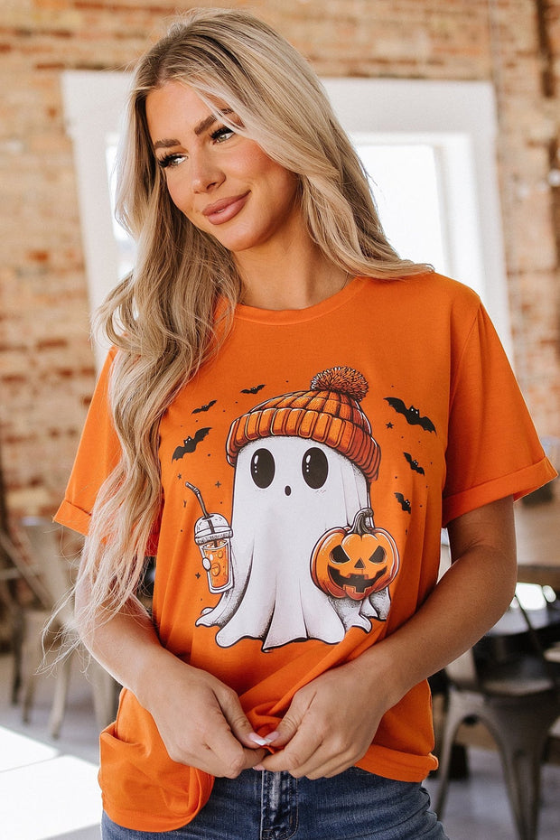 SALE - Ghouls Pumpkin Latte Graphic Tee | Size Small