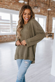 Dakota Waffle Knit Oversized Tunic | S-2XL