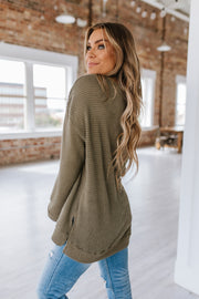 Dakota Waffle Knit Oversized Tunic | S-2XL