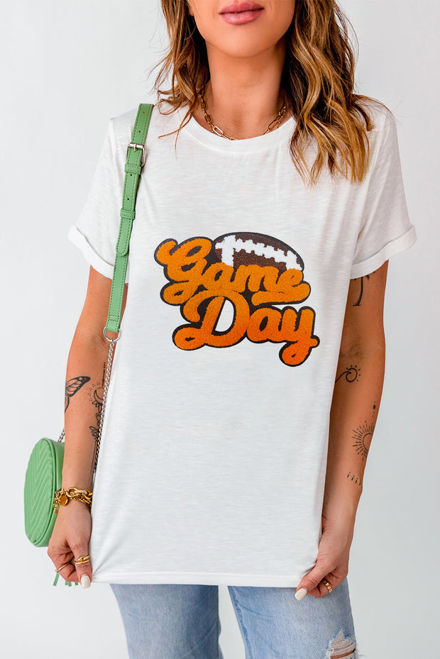 Orange Cursive Game Day Tee | PRE ORDER