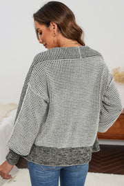 Sissy Knit Contrast Cardigan