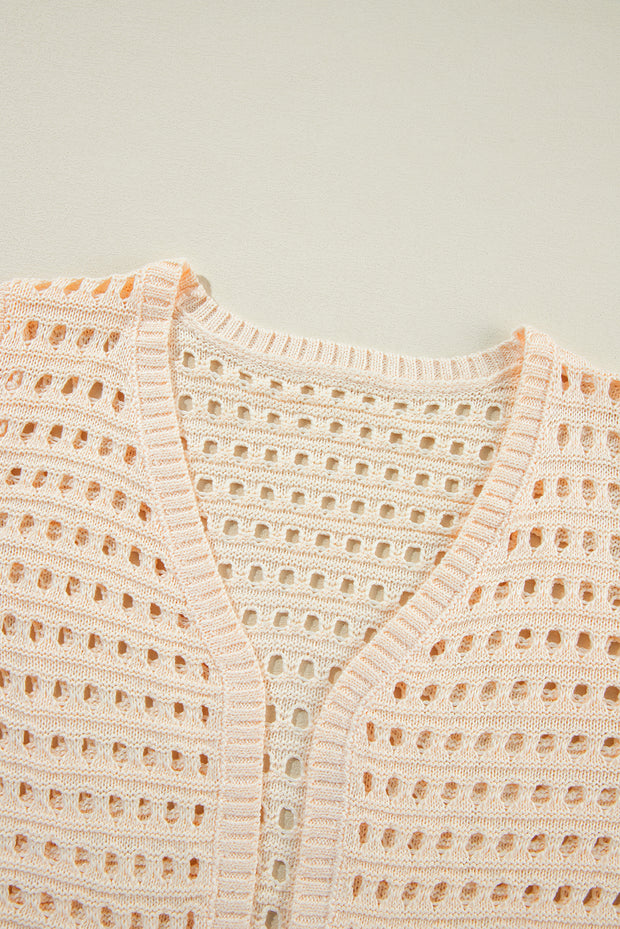 Sharon Open Knit Cardigan | S-XL