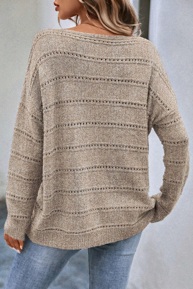 Kat Boat Neck Knit Sweater