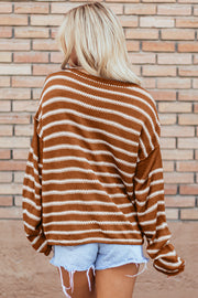 Louie Casual Striped Sweater | S-XL