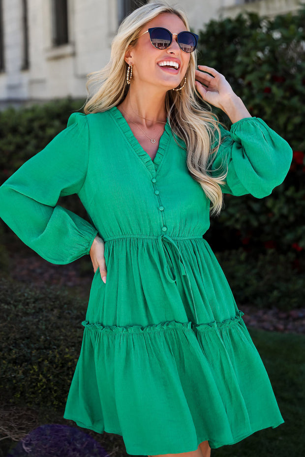 Clarissa Puff Sleeve Mini Dress | S-XL