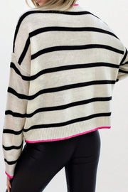 Clover Striped Sweater | S-XL