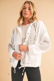 Felisha Quilted Patchwork Hooded Jacket | S-XL | PRE ORDER