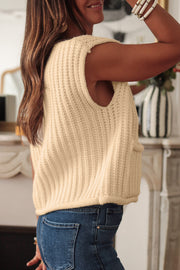 Marissa Textured Knit Sweater Vest | S-XL | PRE ORDER