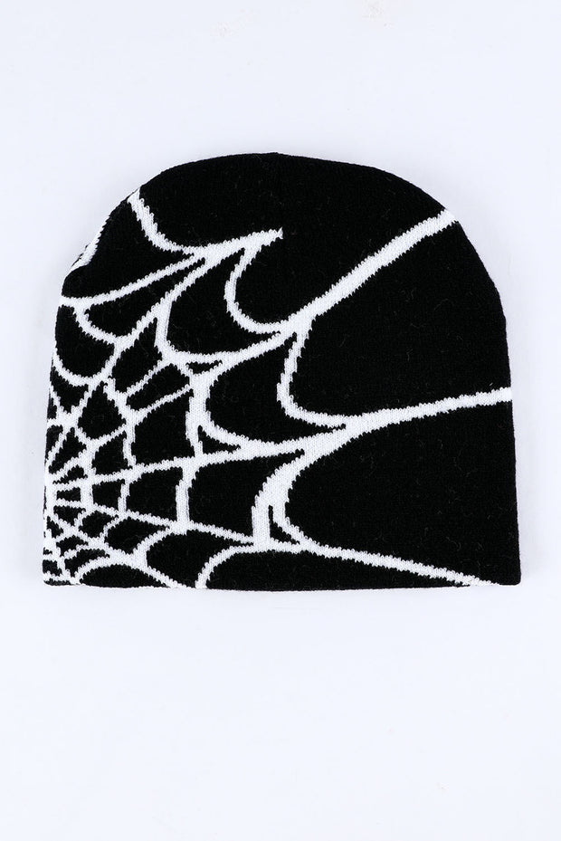 Spider Web Wool Beanie