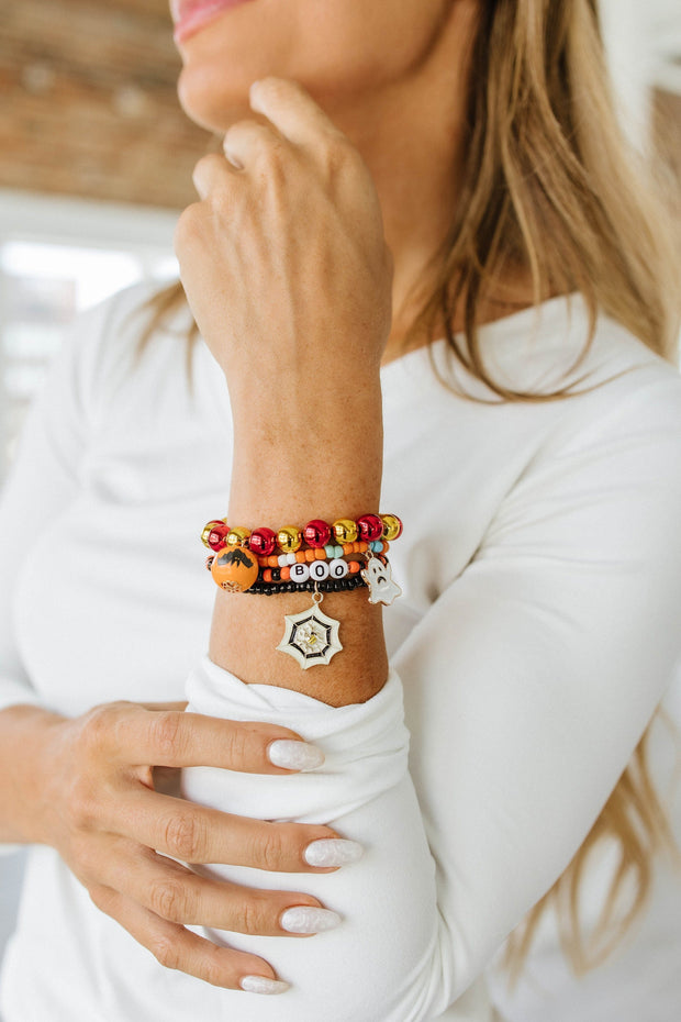 4- Piece Halloween Bracelet Stack