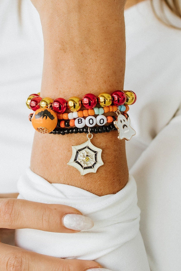 4- Piece Halloween Bracelet Stack