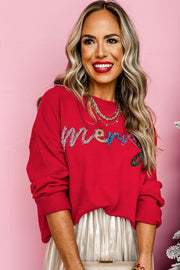 Merry Tinsel Letter Sweater | PRE ORDER