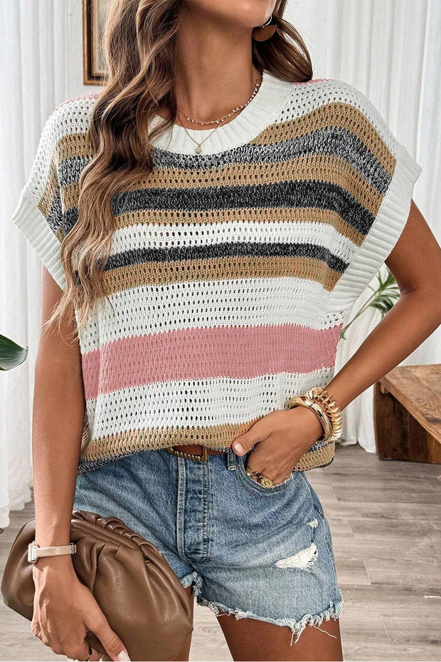 Trinity Short Sleeve Knit Top | S-XL