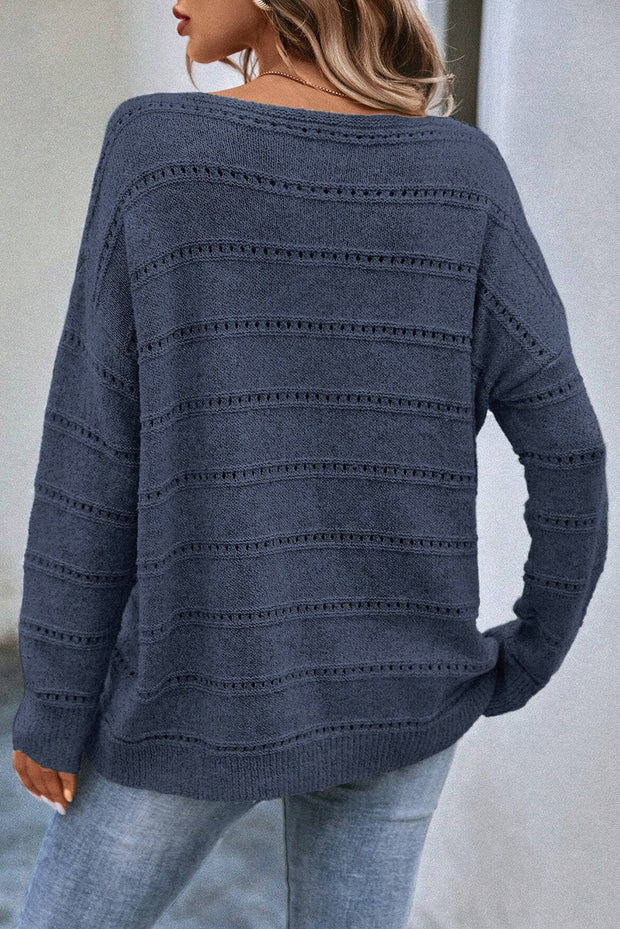 Kat Boat Neck Knit Sweater