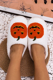 Pumpkin Plush Slippers