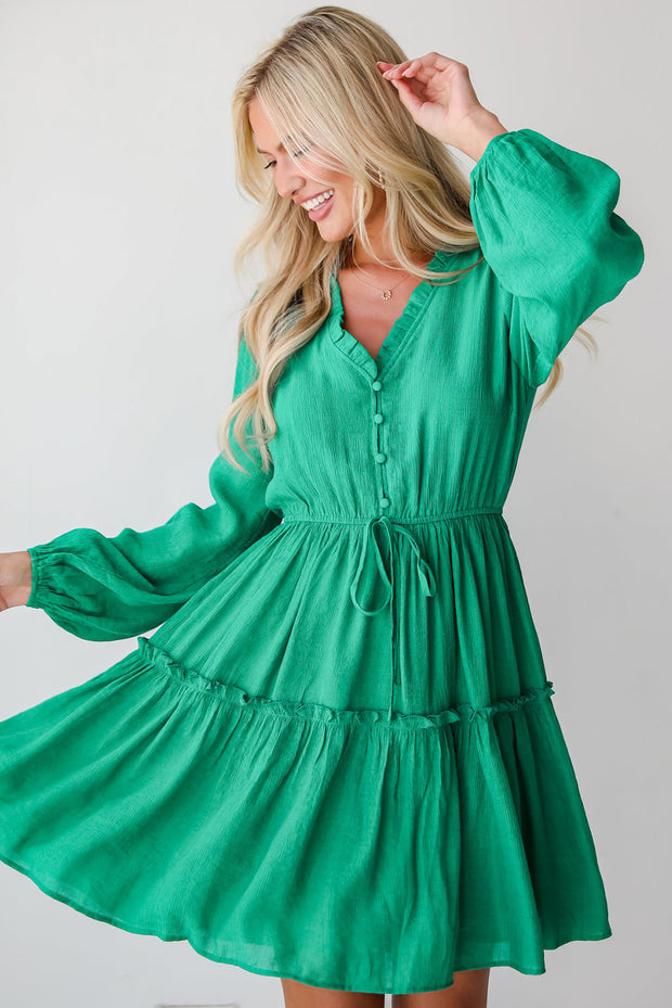 Clarissa Puff Sleeve Mini Dress | S-XL