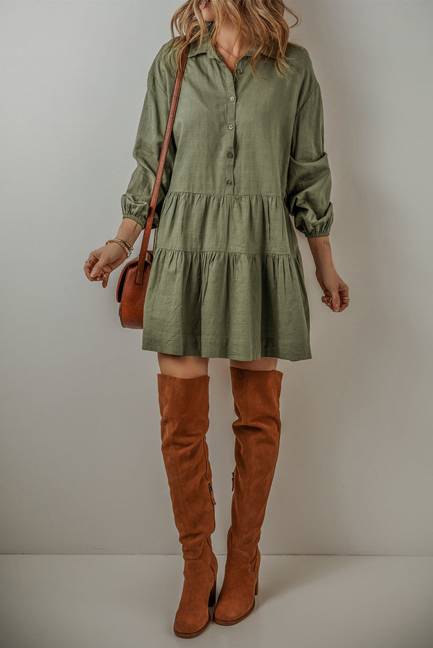 Thompson Pleated Shirt Dress | S-XL | PRE ORDER 9/11